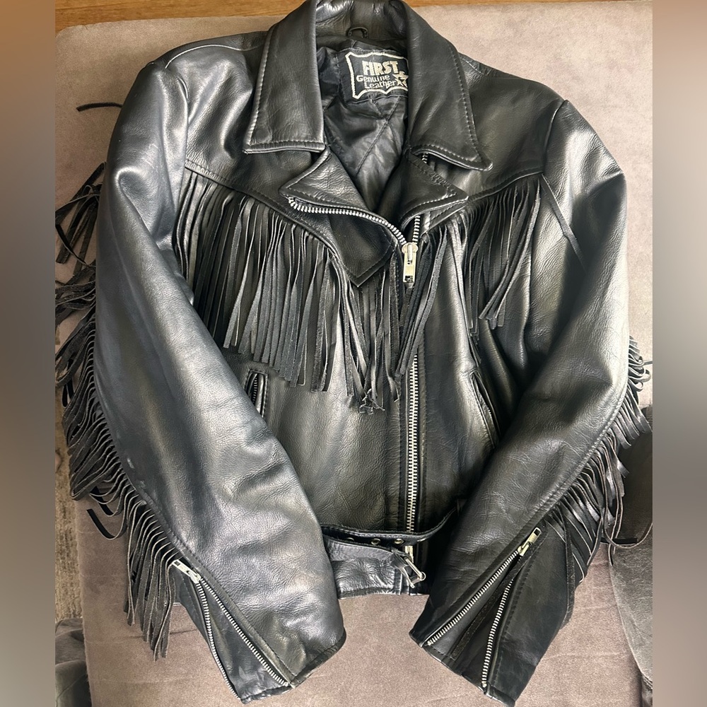 genuinel leather motorcycle jackets and chaps!